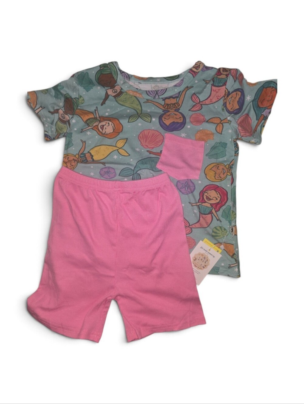Mermaid Pocket Tee & Shorts